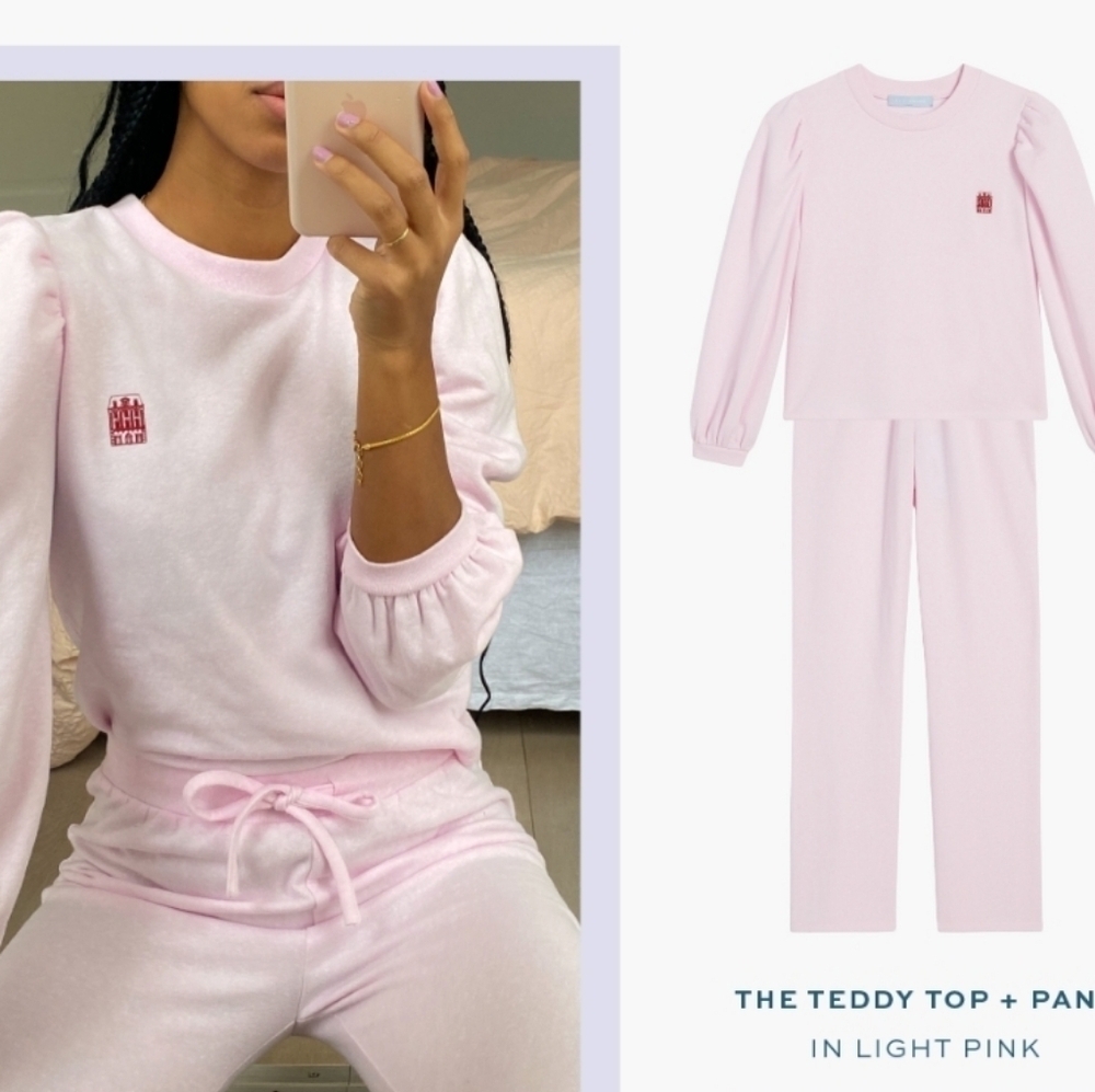 Hill House Pink Teddy Top - Picture 7 of 7